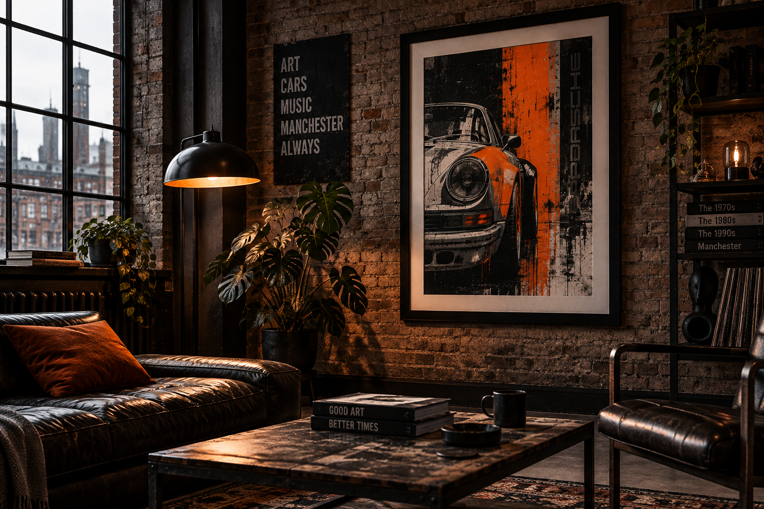 OriginalAgain artwork displayed in a contemporary interior